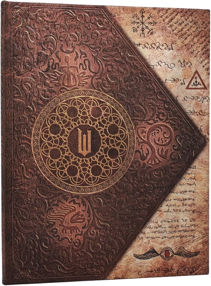Cuaderno/ Grimorio/ Rayas - Colección Wicked