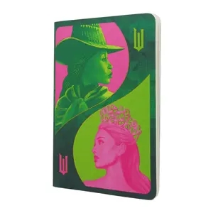 Cahier/ La rosa combina bien con el verde/ Rayas - Colección Wicked