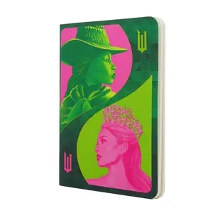Cahier/ La rosa combina bien con el verde/ Rayas - Colección Wicked