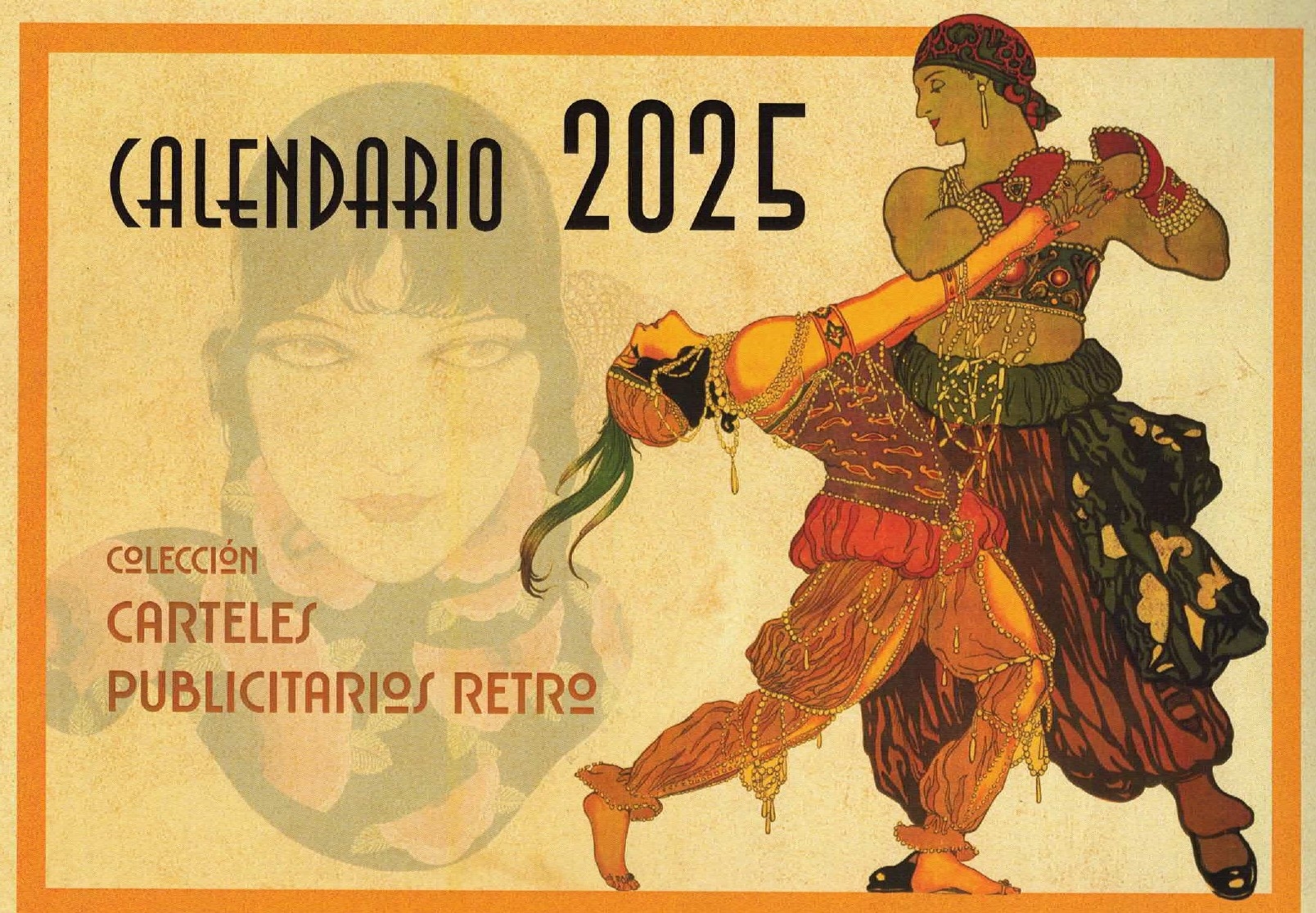 Calendario 2025. Colección carteles publicitarios retro